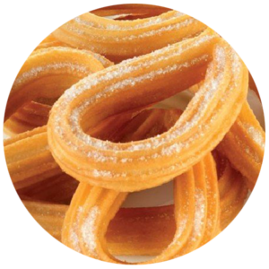 Churros de lazos congelados 2 kgs.
