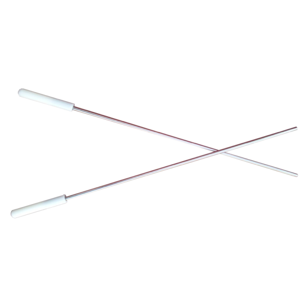 Palos de acero inox.